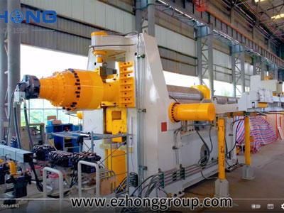 Машина для прокатки пластин 3 Rolls 80x3000 с боковой поддержкой