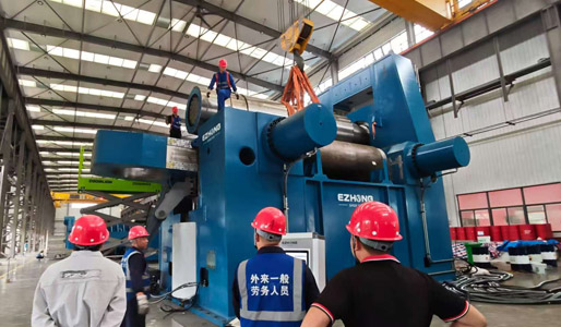 160x4200mm 3 рулона гибочная машина